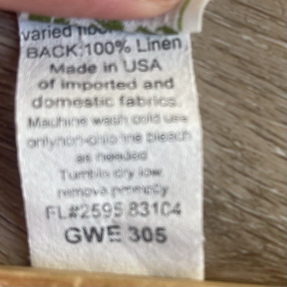 Bella Notte Pink Patchwork Pillowsham Quilted Squares Linen 25"x25" USA - Picture 8 of 8